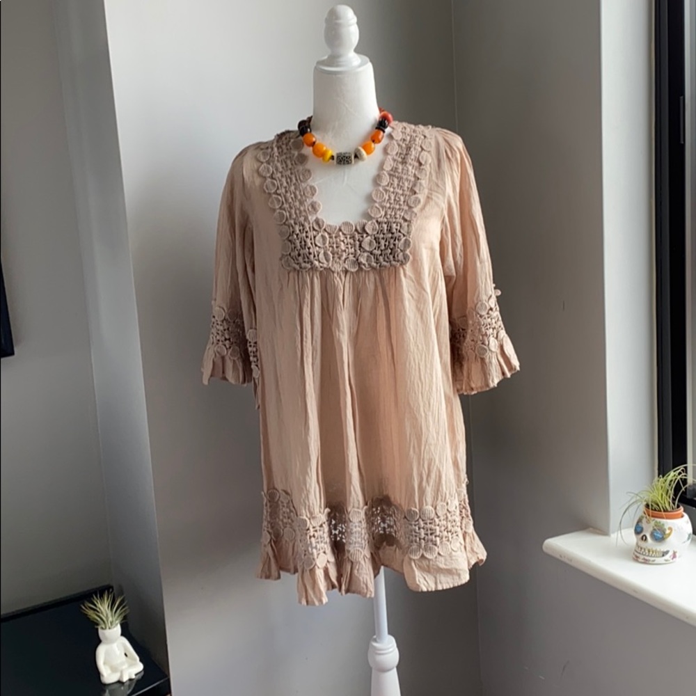 Beach coverup cotton new condition 32in long